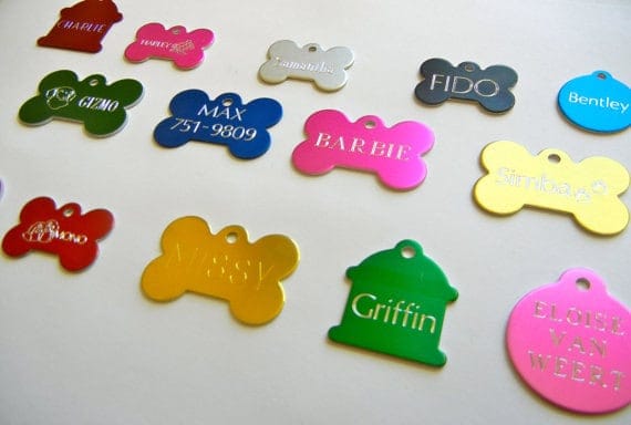 engraved dog tags