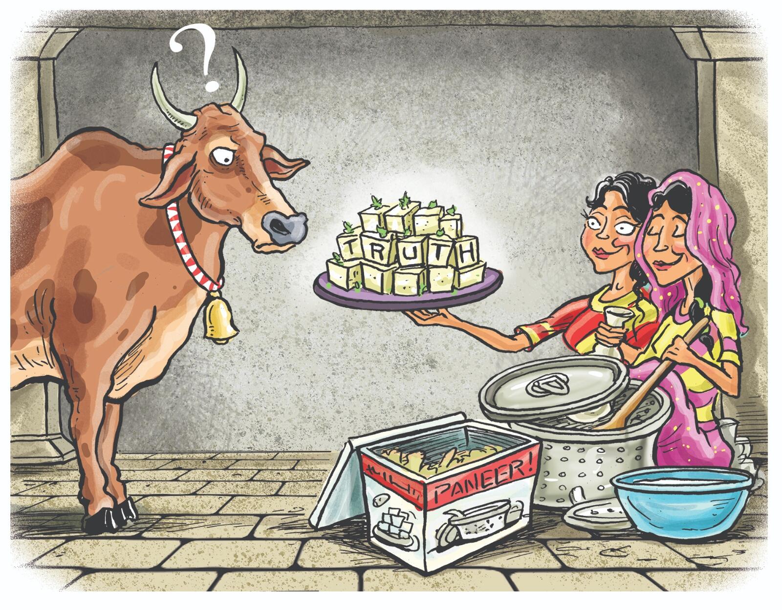 Real paneer, fake news, and what...